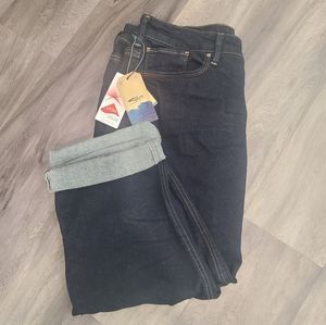 Silver Avery capri jean size 16 NWT